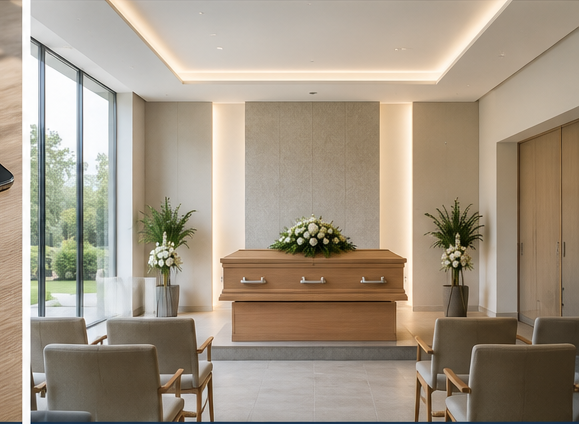 Sala de ceremonia funeraria aconfesional en España
