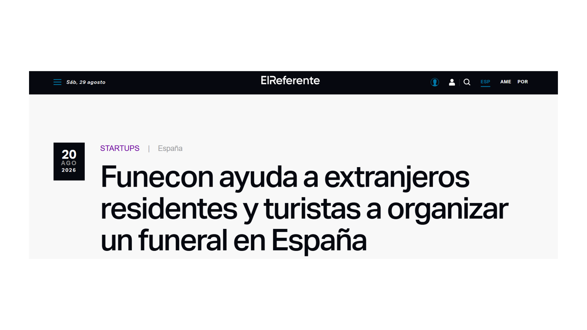 Funecon presentado por El Referente
